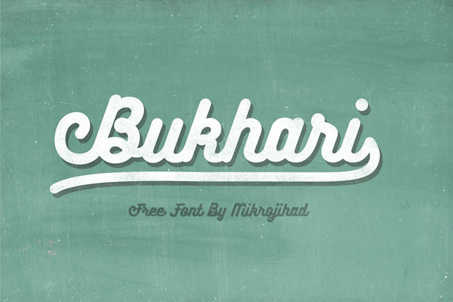 Bukhari Script Free Typeface