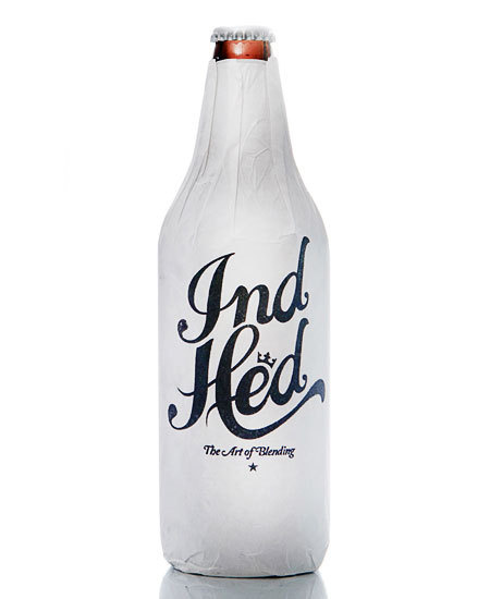 IndHED Premium Craft Beer #beer #design #graphic #brew #typography