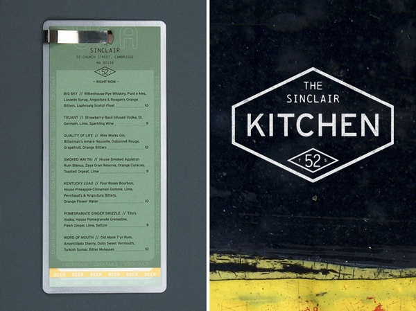 The Sinclair Cocktails #identity #sinclair