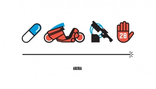 The Four Icon Challenge | Kyle Tezak #tezak #kyle #bold #icons #minimalism #akira