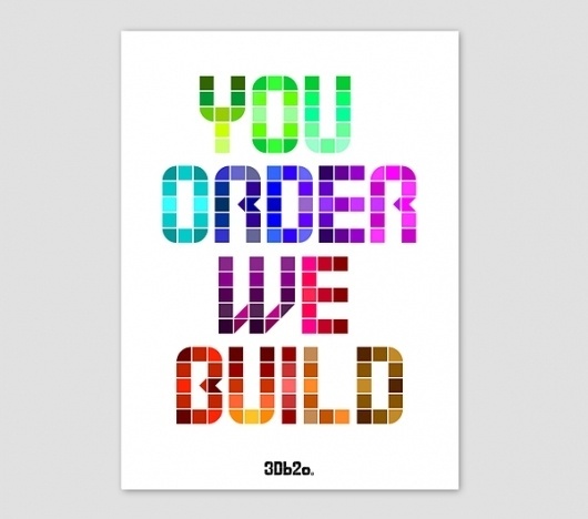 3Db2o ® · Brand Identity & Collateral Design on the Behance Network #font #yoyo #corporate #brand #colors #identity #poster