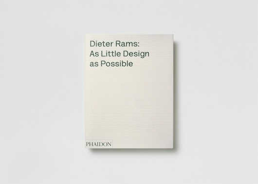 Dieter Rams: As Little Design as Possible – SI: Special | September Industry #print #design #book #rams #dieter