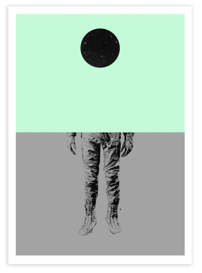 Limited edition print from Cyrcle's solo show Nothing Exists!