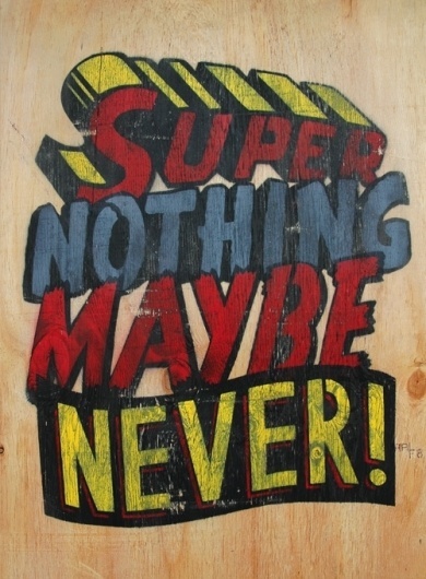 Numskull Superman Remix | The Ephemerist #slogan #pop #culture #paint #numskull #type