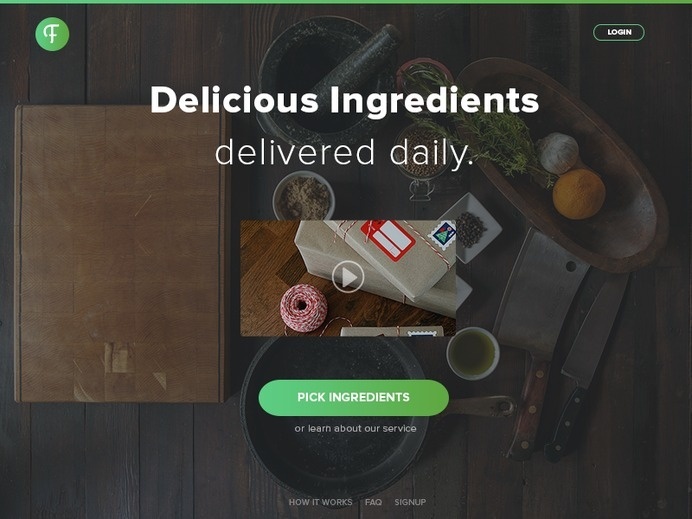 Food Delivery | UI Web Design #design #web #food #ui