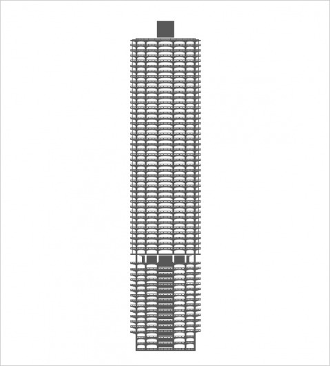 Building Architectural Illustration (mkn design - Michael Nÿkamp) #illustrated #city #building #marina #pixels
