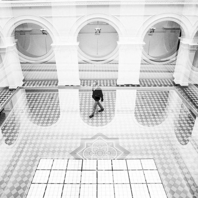 Surreal Double Exposure Analog Photography by Jeremie Dru