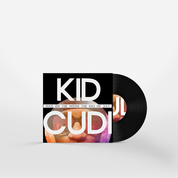 Man On The Moon by Kid Cudi Album Cover Redesign by Matt Hodin www.Behance.net/MattHodin