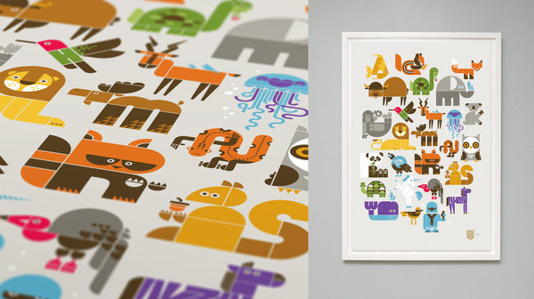 Wee Alphas Limited Edition Screen Print #poster #office #visitoffice