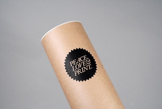 Peace, Love & Print on the Behance Network #elantidoto #print #design #graphic #typography