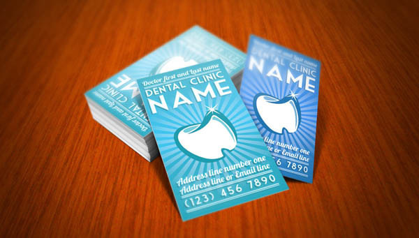 Elegant Dentist Business Card Template