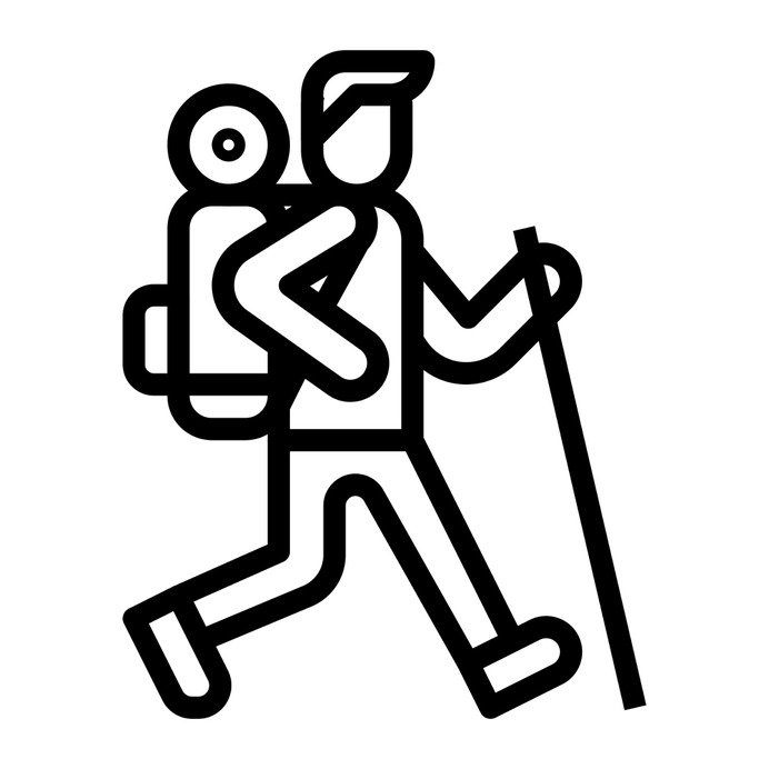 See more icon inspiration related to mountain, hiking, trekking, walking, people, holidays and sports and competition on Flaticon.