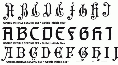 gallo_gothic_initials.gif (409×228) #noveau #art