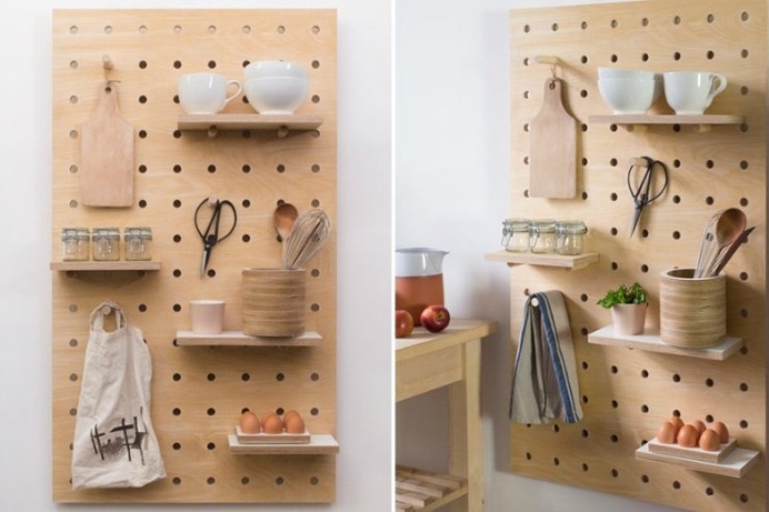 The Peg-It-All is a #simple and #customizable #storage shelf! It's a #classic yet #minimalistic accent to the #modern #home.