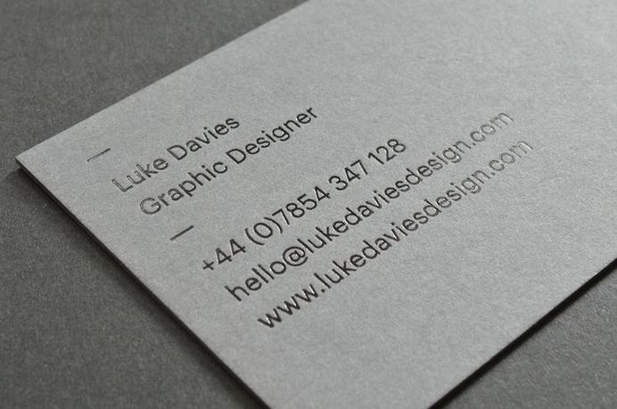 by Luke Davies #card #stamp #identity #typography