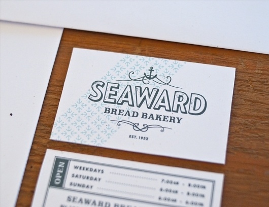 Erik Anthony Hamline #seaward #bakery #graphic #identity