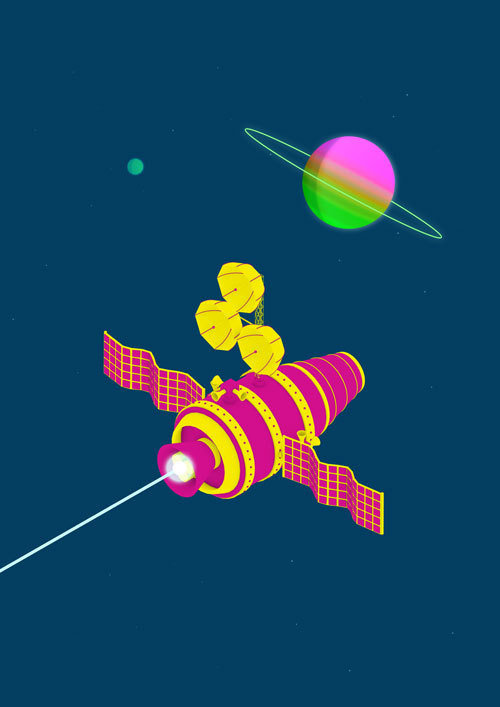 space wip #c4d #space #illustration #cinema #4d #3d
