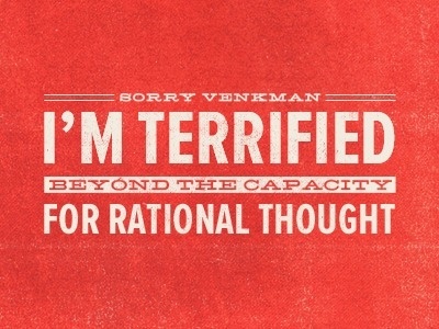 Dribbble - NACONF Workshop by Trent Walton #banner #white #red #terrified #typography