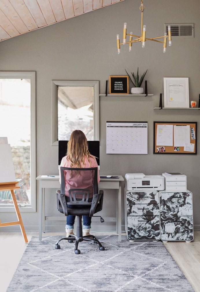Emma's Home Office Refresh - A Beautiful Mess