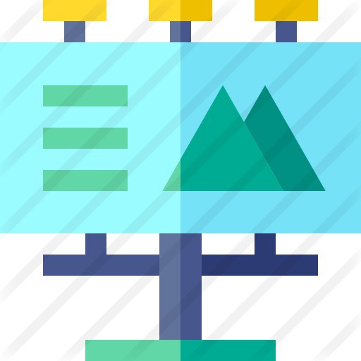 See more icon inspiration related to seo and web, architecture and city, poster, billboard, announcement, advertising, signaling, buildings, marketing, add and signs on Flaticon.
