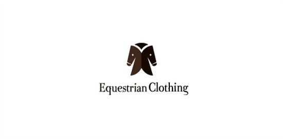 SymmetricalLogoDesign 32 #logo #horse #symmetrical