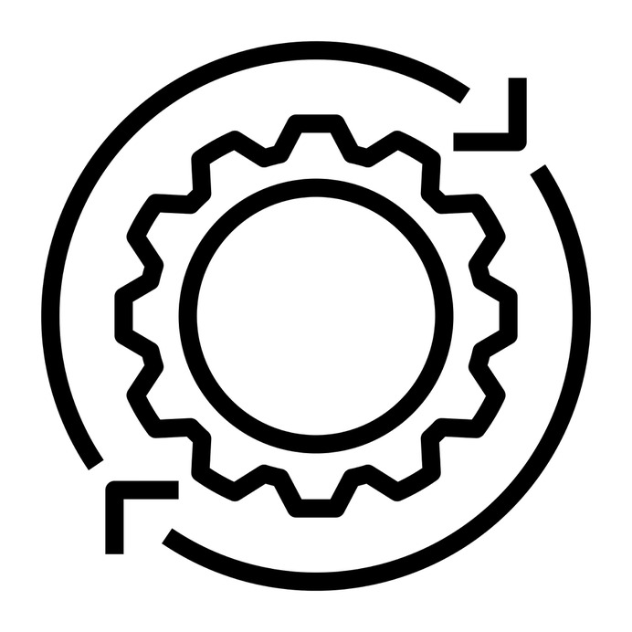 See more icon inspiration related to action, gear, move, cogwheel, circulation, operation, industry, settings, circle and arrows on Flaticon.