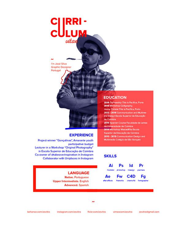 Curriculum Vitae 2016 on Student Show
