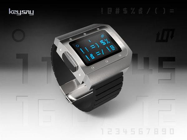 Keysay Watch #design #futuristic #gadget #industrial #concept #art