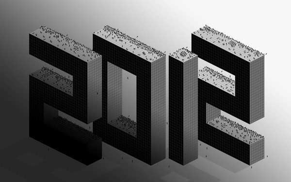 Bye World #2012 #type #typography