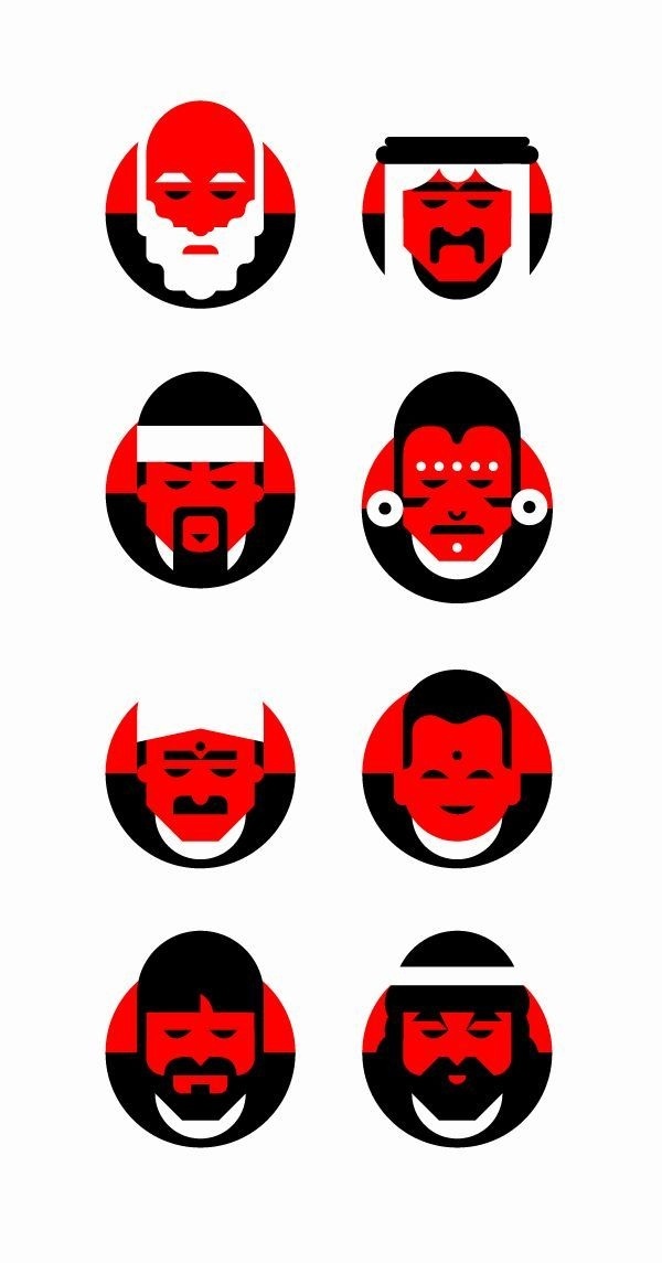 Coca-Cola Zero — Zerolistillos on Behance #face #design #character #illustration
