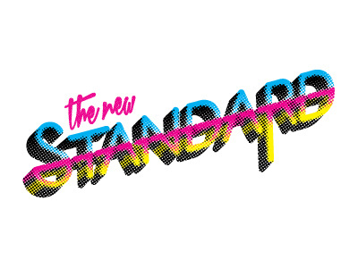 Th New Standard #cmyk #logo #chris #baker