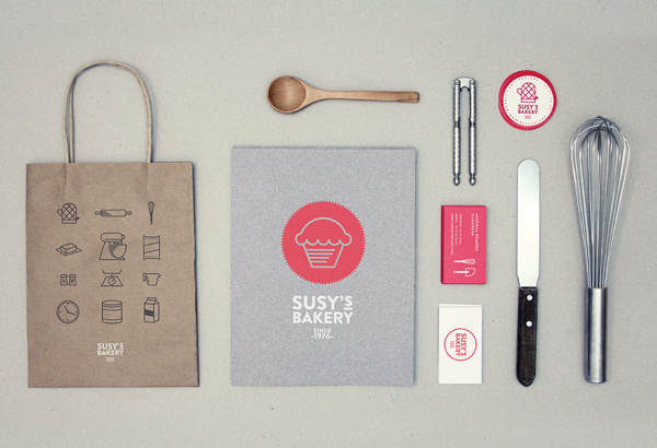 Susy's Bakery on Behance by Para Todo Hay Fans #bakery #branding