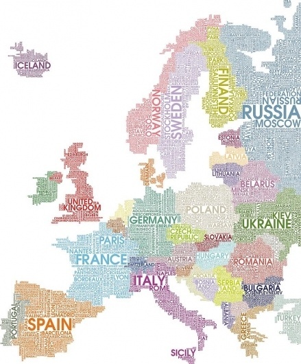 zQSsx.jpg (834×1005) #world #design #countries #poster #europe #typography