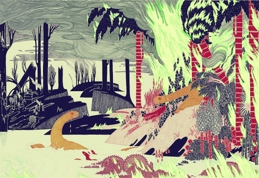 Micah Lidberg | Angry Cloud #dinosaur #illustration #micah #lidberg
