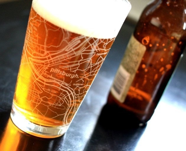 Street Map Pint Glasses #tech #flow #gadget #gift #ideas #cool