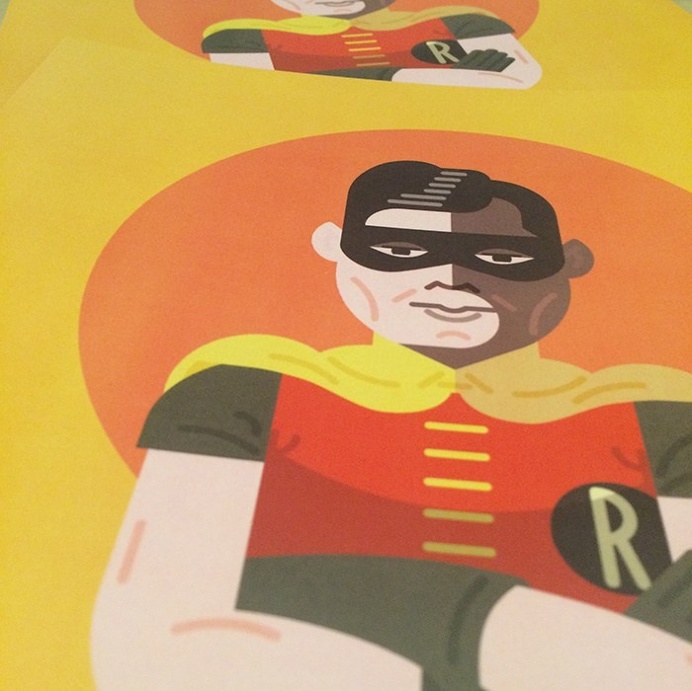 Batman&Robin #illustrator #illustration #vectorial