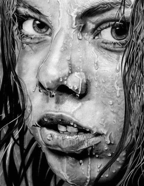 Paul Shanghai | PICDIT #white #black #portrait #art #drawing