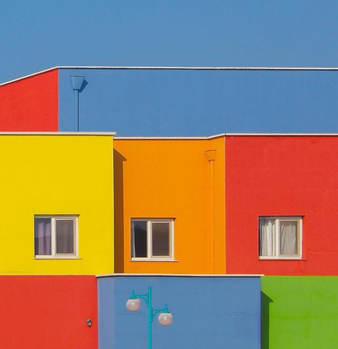 Rainbow Architecture: Geometric Abstraction of Istanbul by Yener Torun