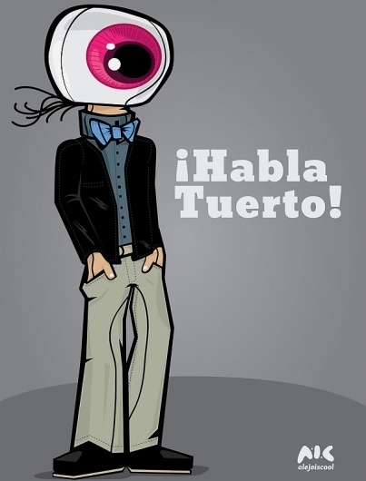 Habla Tuerto on the Behance Network #vector #alektro #ecuador