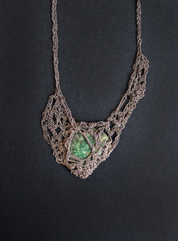 More Design Please MoreDesignPlease #chains #stone #black #necklace