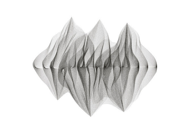 Enosis by OISTROS #white #lines #black #digital #illustration #art #and