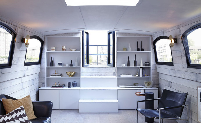 Architecture afloat: a new design-led barge boat by Bert & May Spaces provides an alternative housing solution