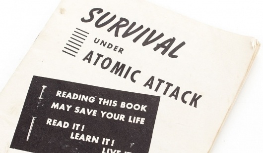 THEARTISTANDHISMODEL » Atomic Survival Book #type #retro #vintage