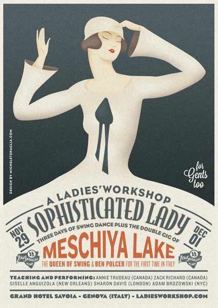 #poster #vintage #retro #lindyhop #swing #micheletenaglia