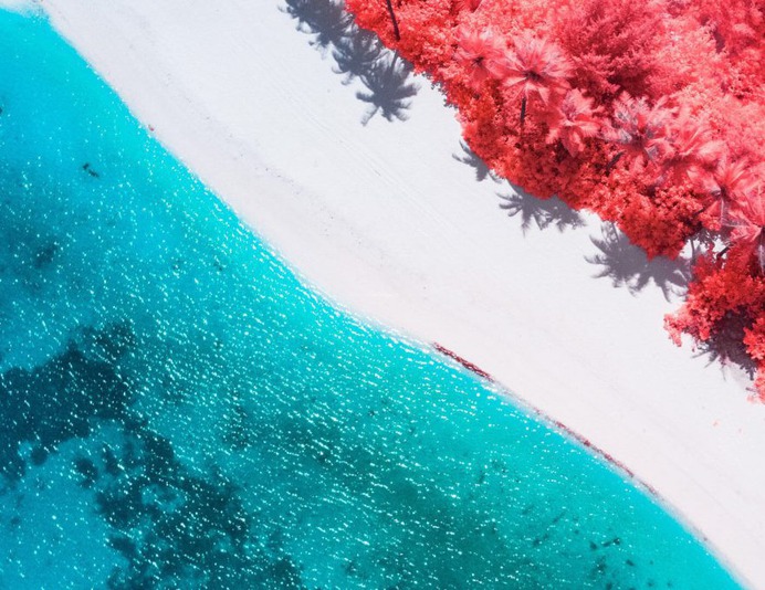 The Maldives Infraland: Drone Photography by Paolo Pettigiani