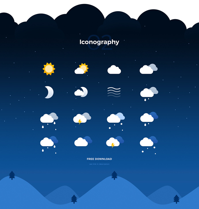 CoolCal - simple and easy-to-use weather calendar on Behance