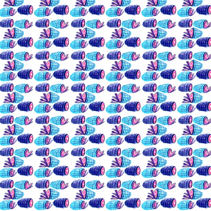 Krista Perry - Ham Pattern #illustration #pattern