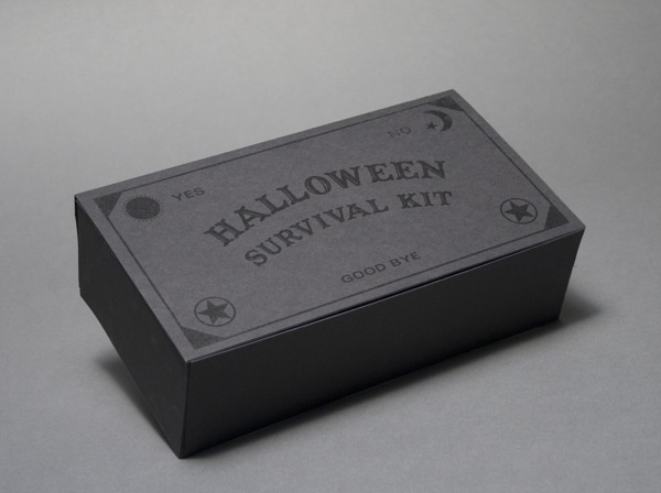 Halloween Survival Kit #design #halloween #survival #package