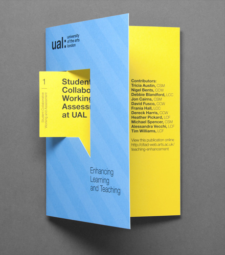 University of the Arts London #print #brochure #cut #die