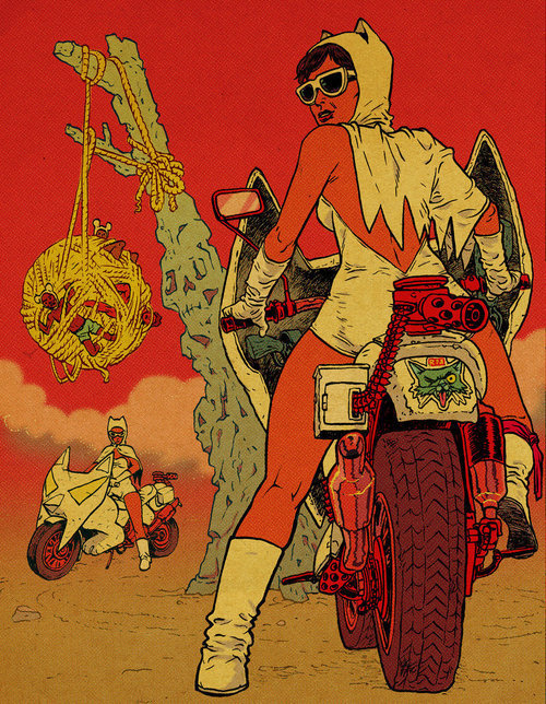 Ralph Niese #girl #niese #ralph #wasteland #bike